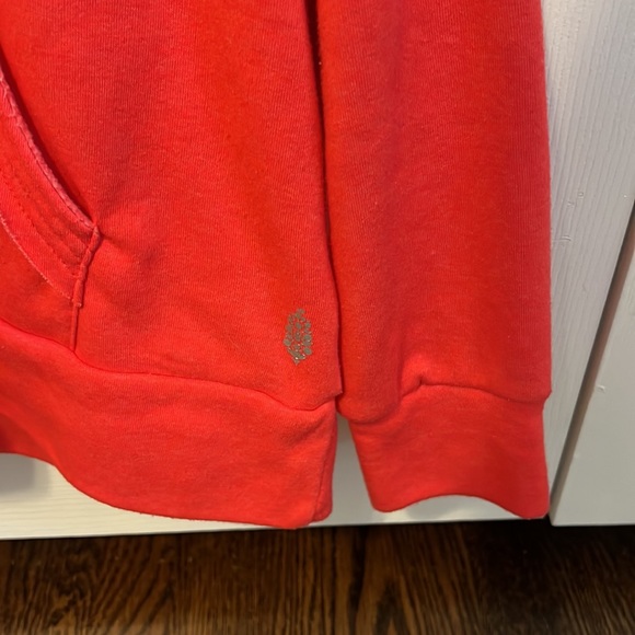 Free People Movement Work It Out Red Hoodie - Picture 4 of 6